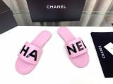 大人気Chanelシャネル23Ss レターバックル フラットスリッパ