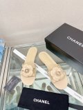 素敵な Chanelシャネル23Ss 中空カメリアサンダルとスリッパ