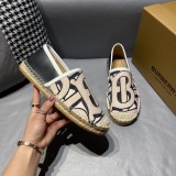 最新Burberryバーバリーメンズ新作スリッポンローファーカジュアルフィッシャーマンシューズ