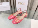 大人気DIOR ディオールチャンキースリングバックサンダル