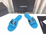 Chanelシャネル23Ss レターバックル フラットスリッパコピー