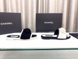 最新Chanelシャネル23Ss春夏 ニット カメリア スリッポン