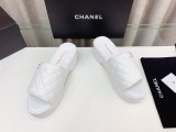 超話題!Chanelシャネル23Ss新作厚底スリッパ