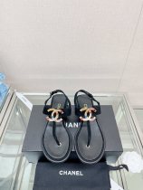最新Chanelシャネル23Ss 新作 ジェムストーン ダブルC ビーチサンダル