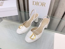 大人気DIOR ディオールチャンキースリングバックサンダル
