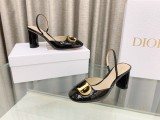 入手困難DIOR ディオールチャンキースリングバックサンダル