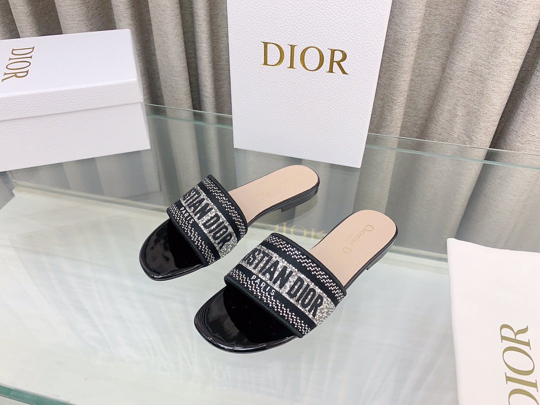 Dior ディオール2023夏の新作フラットスリッパコピー - m.nsakur777.com