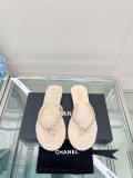 素敵なChanelシャネル23Ss ヘリンボーン ビーチサンダル
