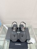★超人気Chanelシャネル23Ss 新作 ジェムストーン ダブルC ビーチサンダル