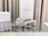 Dior ディオール偽物2023夏新作厚底ヒールスリッパ