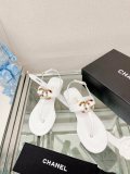 超話題!Chanelシャネル23Ss 新作 ジェムストーン ダブルC ビーチサンダル