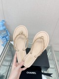 Chanelシャネル通販23Ss ヘリンボーン ビーチサンダル