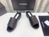 素敵なChanelシャネル23Ss新作厚底スリッパ