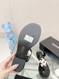 Chanelシャネル23Ss 新作配色カメリアヘリンボーンサンダルコピー
