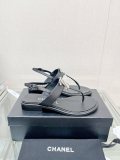 Chanelシャネル通販23Ss 新作 ジェムストーン ダブルC ビーチサンダル