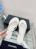最新Chanelシャネル23Ss ヘリンボーン ビーチサンダル