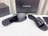 大人気Chanelシャネル23Ss レターバックル フラットスリッパ