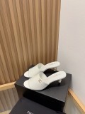 Chanelシャネル23Ss春夏新作パールヒールスリッパ