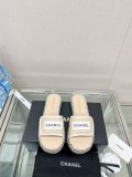 最新Chanelシャネル23Ssロープソール シープスキン スライド