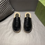 入手困難Gucciグッチメンズ新作スリッポンセミトレーラーカジュアルシューズ