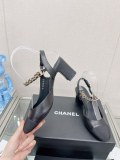 高品質Chanelシャネル23Ss チャンキーヒール チェーンバックエアサンダル