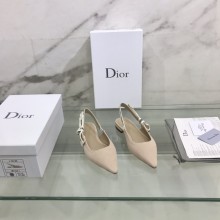 高品質DIOR ディオールウェビングレターロゴハイヒールスクエアトゥサンダル