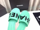 Chanelシャネル通販23Ss レターバックル フラットスリッパ