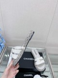 Chanelシャネル春夏新作23Ssロープソール シープスキン スライド