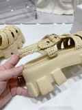 ★超人気Pradaプラダ ローマン ブレイド プラットフォーム ラバー サンダル
