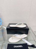最新Chanelシャネル23Ss ヘリンボーン ビーチサンダル
