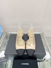 n級 おすすめChanelシャネル23Ss チャンキーヒール チェーンバックエアサンダル