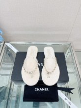 Chanelシャネル23Ss ヘリンボーン ビーチサンダルコピー