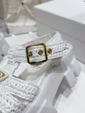Pradaプラダ ローマン ブレイド プラットフォーム ラバー サンダルコピー