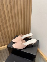 Chanelシャネル23Ss春夏新作パールヒールスリッパコピー