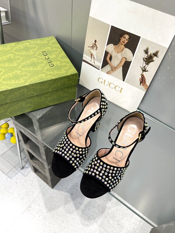 最新Gucciグッチ2023 サマーファッションバザール レディース ハイヒール