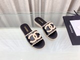 Chanelシャネル23Ss春夏新作 シャネル ダブルC 麻縄スリッパ