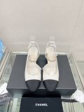 Chanelシャネル通販23Ss チャンキーヒール チェーンバックエアサンダル