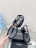 大人気Chanelシャネル23Ss 新作 ジェムストーン ダブルC ビーチサンダル