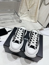 超話題!Chanelシャネル23Ss新作 厚手ビスケットハーフスリッパ