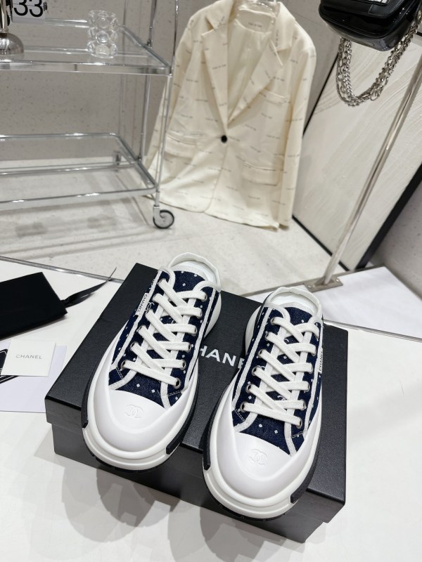 高品質Chanelシャネル23Ss新作 厚手ビスケットハーフスリッパ