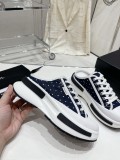 高品質Chanelシャネル23Ss新作 厚手ビスケットハーフスリッパ