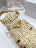 ★超人気Pradaプラダ ローマン ブレイド プラットフォーム ラバー サンダル