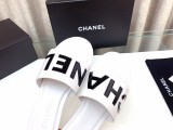 Chanelシャネル激安偽物23Ss レターバックル フラットスリッパ