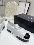 超話題!Chanelシャネル23Ss夏最新定番ひし形プラットフォームローファー