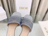素敵なDior ディオール2023夏新作厚底ヒールスリッパ