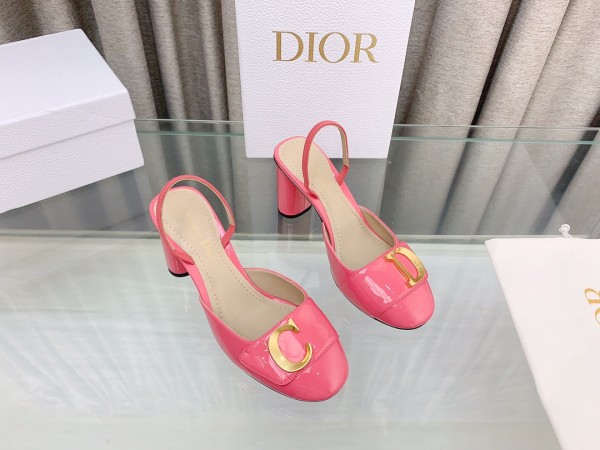 ★超人気DIOR ディオールチャンキースリングバックサンダル