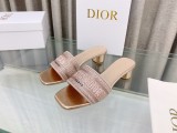 超話題!Dior ディオール2023夏新作厚底ヒールスリッパ