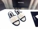 最新Chanelシャネル23Ss春夏 ニット カメリア スリッポン