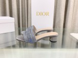 素敵なDior ディオール2023夏新作厚底ヒールスリッパ