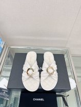 高品質Chanelシャネル23Ss 新作 クロスストラップ ラウンドバックル スリッパ